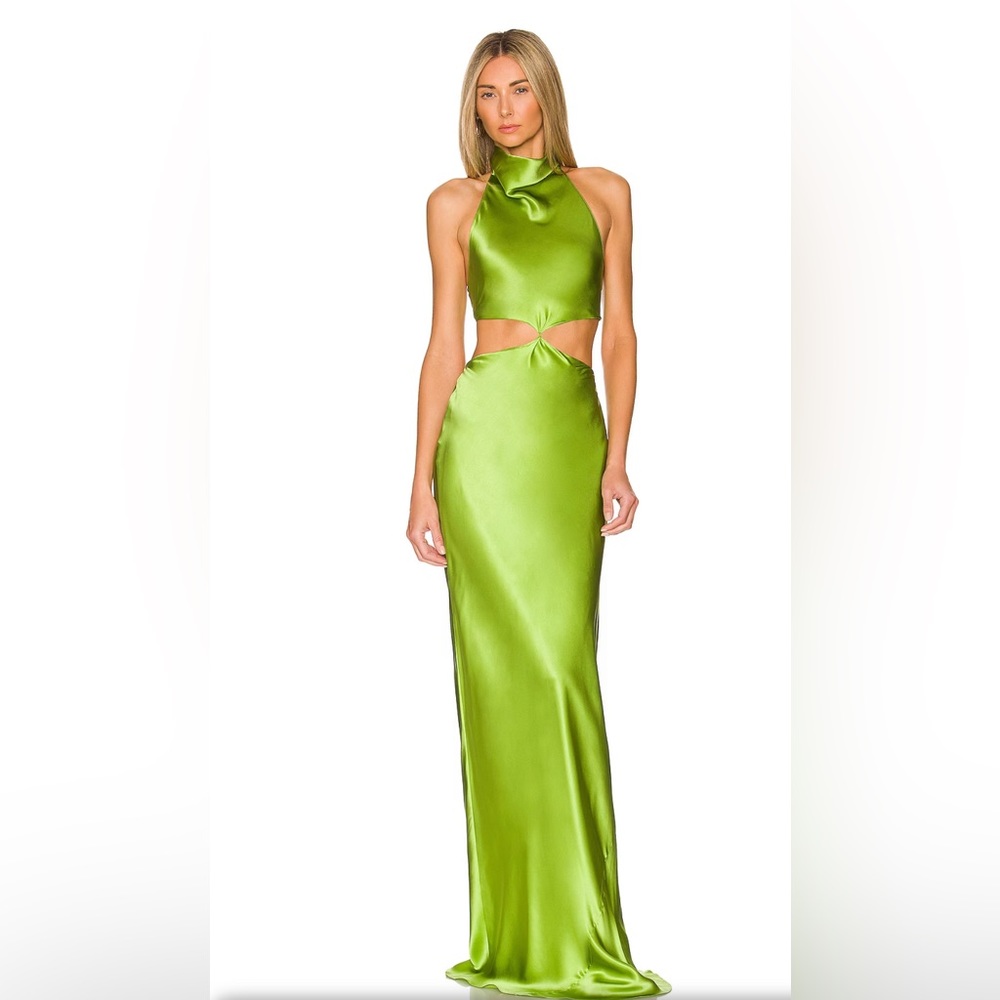 Amanda Uprichard x REVOLVE Kaye Maxi Dress in Aloe